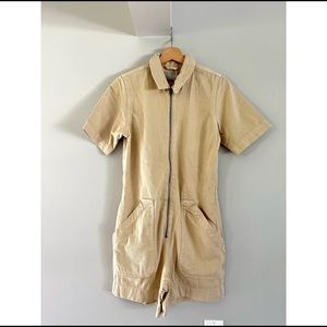 The Everlane Denim Short Coverall - Dune